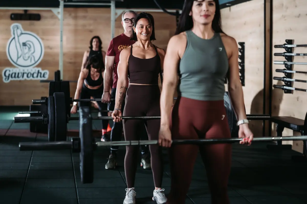 Espace force de la salle de sport Gavroche Fitness : racks et barres Eleiko
